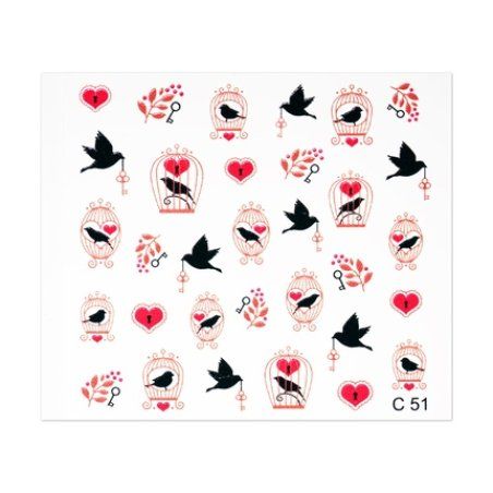 Cupio Nail Tattoo C51