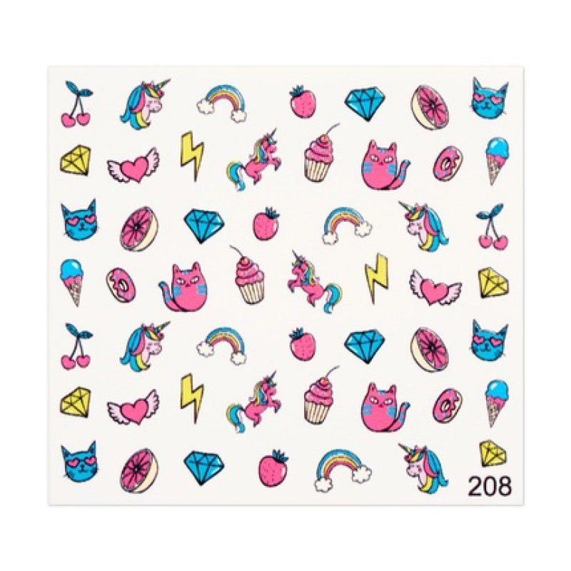 Cupio 3d Nail Tattoo Cupio 208