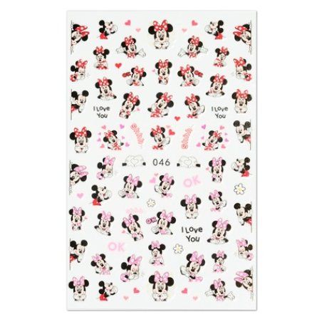 Cupio Disney Nail Tattoo 046