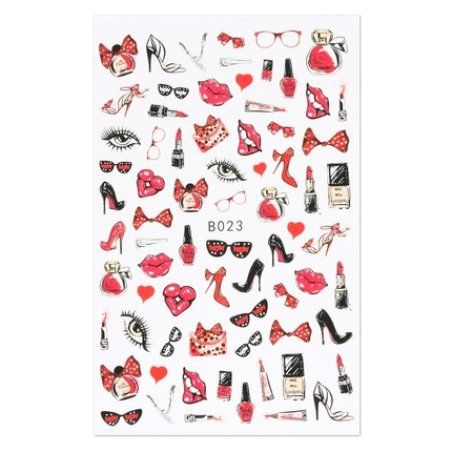 Cupio Nail Sticker Love B023