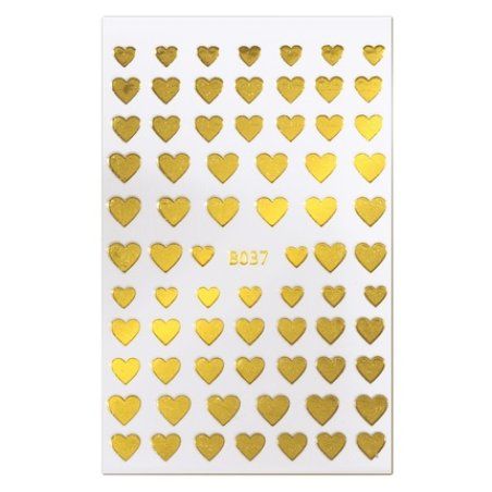 Cupio Nail Sticker Love B037 Gold