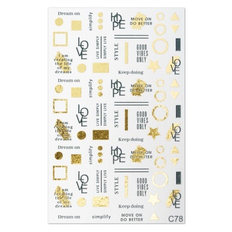 Cupio 2d Nail Tattoo C78