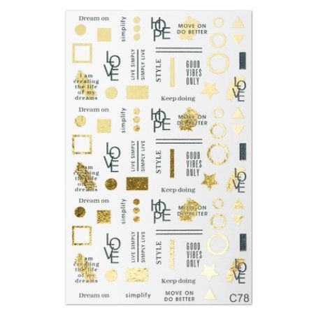Cupio 2d Nail Tattoo C78