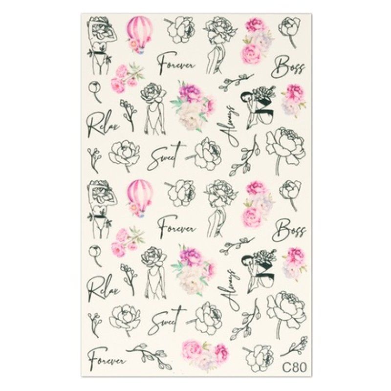Cupio 2d Nail Tattoo C80