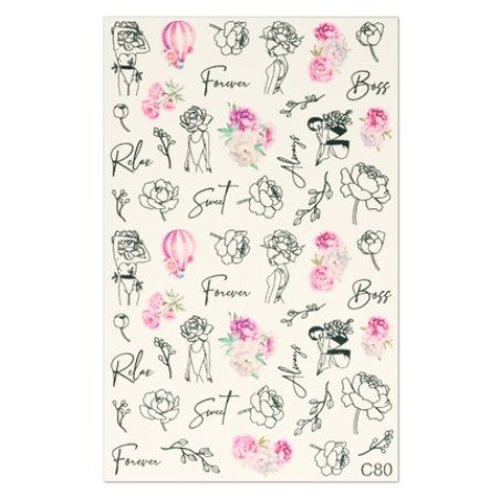 Cupio 2d Nail Tattoo C80