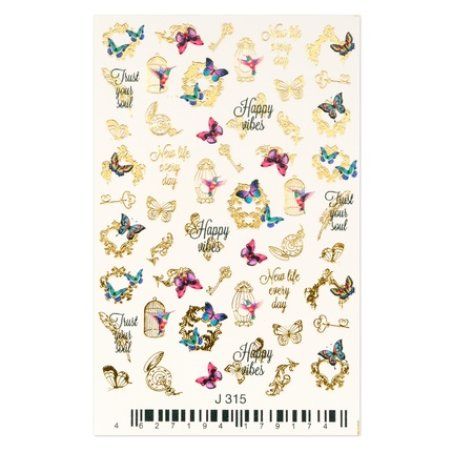 Cupio 2d Nail Tattoo J315