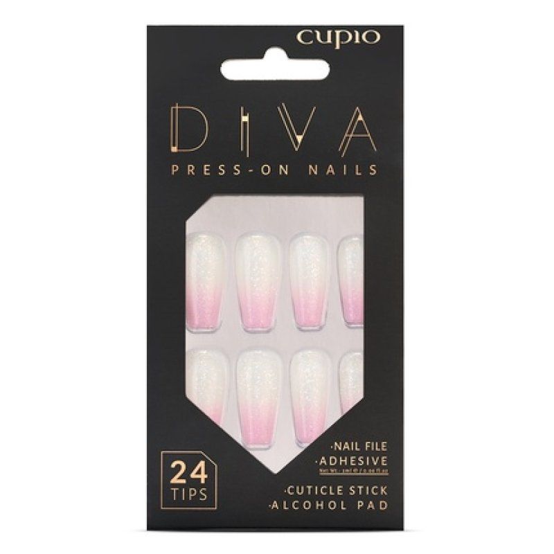 Cupio Presson Nails Cupio Diva Pink Baby Boomer