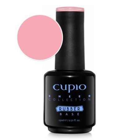 Cupio Rubber Base Sheer Collection Rose Water 15ml