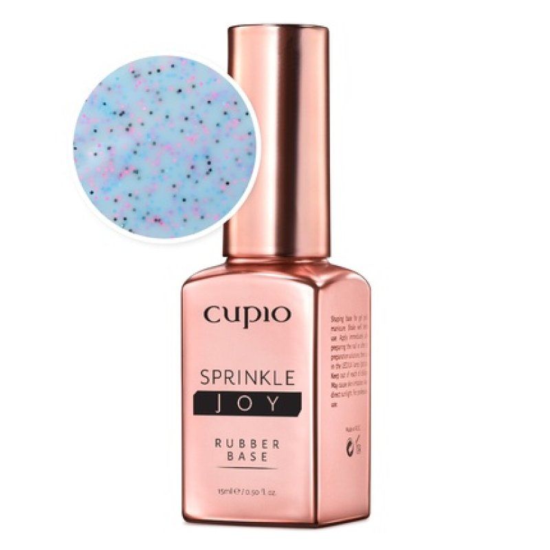 Cupio Rubber Base Sprinkle Joy Blue Velvet 15ml