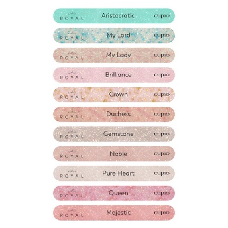 Cupio Sticker Palette Set Rubber Base Royal Collection