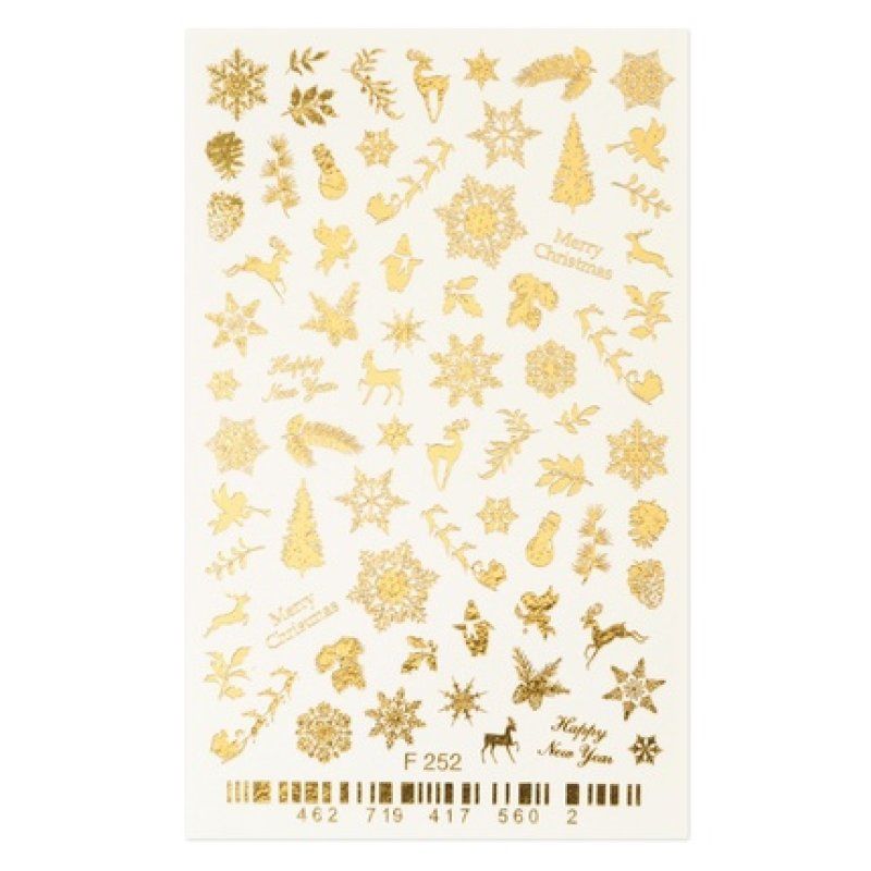 Cupio Nail Tattoo Winter Magic F252 Gold