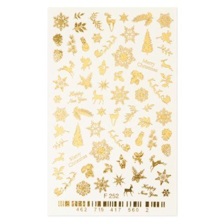Cupio Nail Tattoo Winter Magic F252 Gold