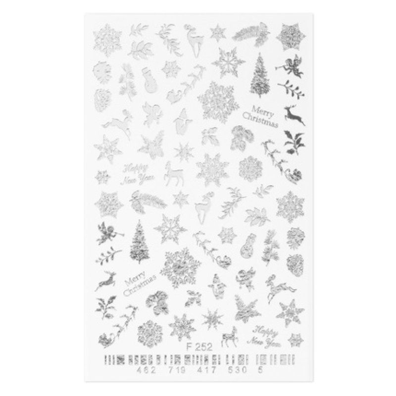 Cupio Cupio Winter Magic Nail Tattoo F252 Silver
