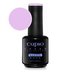 Cupio Rubber Base Sheer Collection Rosy Dew 15ml