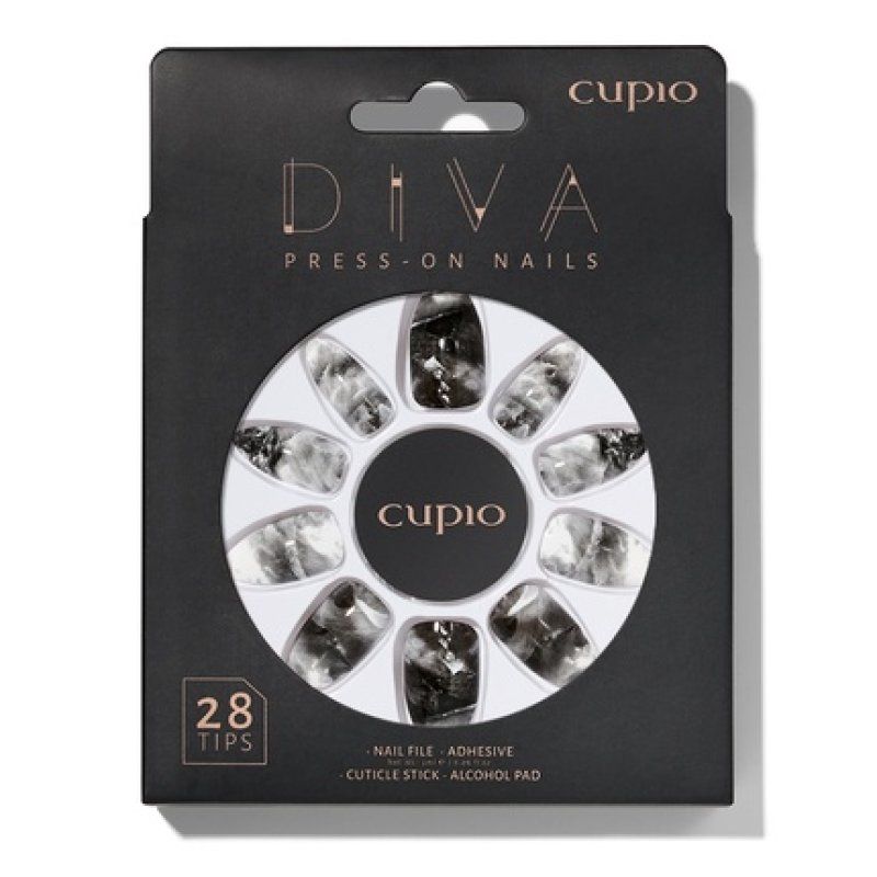 Cupio Presson Nails Cupio Diva Classic Marble