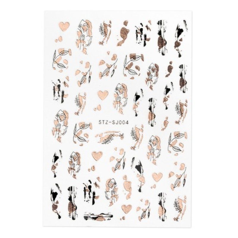 Cupio Nail Sticker Stzsj004 Rose Gold