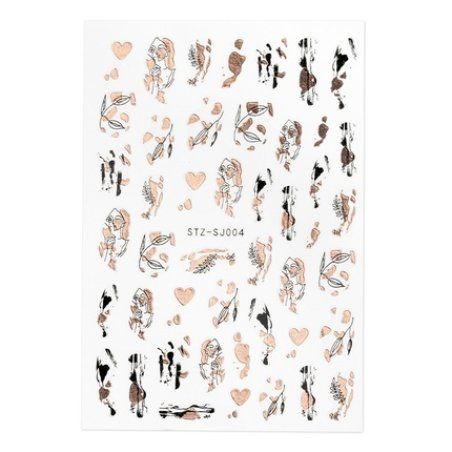 Cupio Nail Sticker Stzsj004 Rose Gold