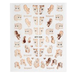 Cupio Nail Sticker Btfs08 Rose Gold