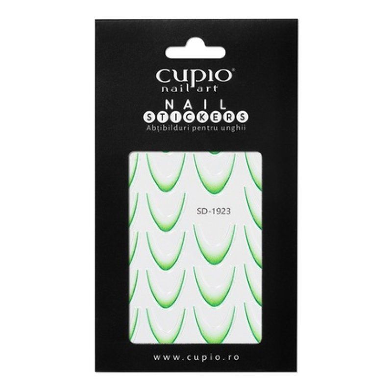 Cupio Nail Sticker Cupio French Green