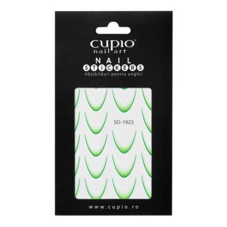 Cupio Nail Sticker Cupio French Green
