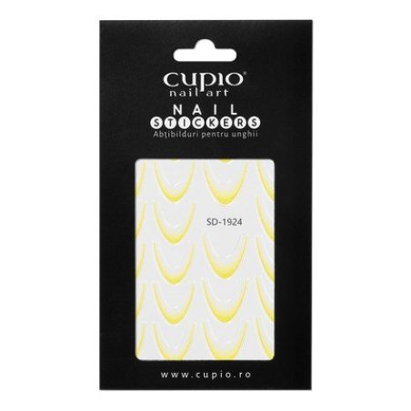 Cupio Nail Sticker Cupio French Yellow