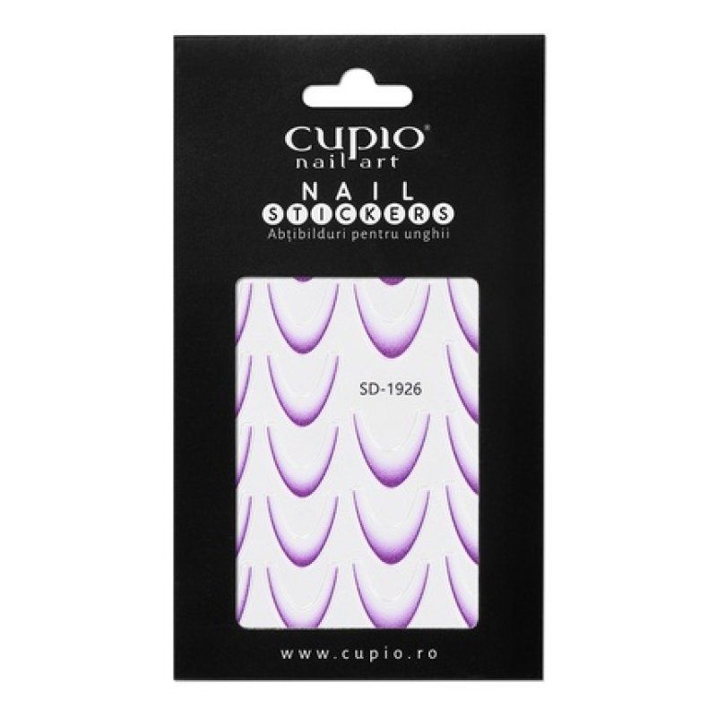 Cupio Nail Sticker Cupio French Purple
