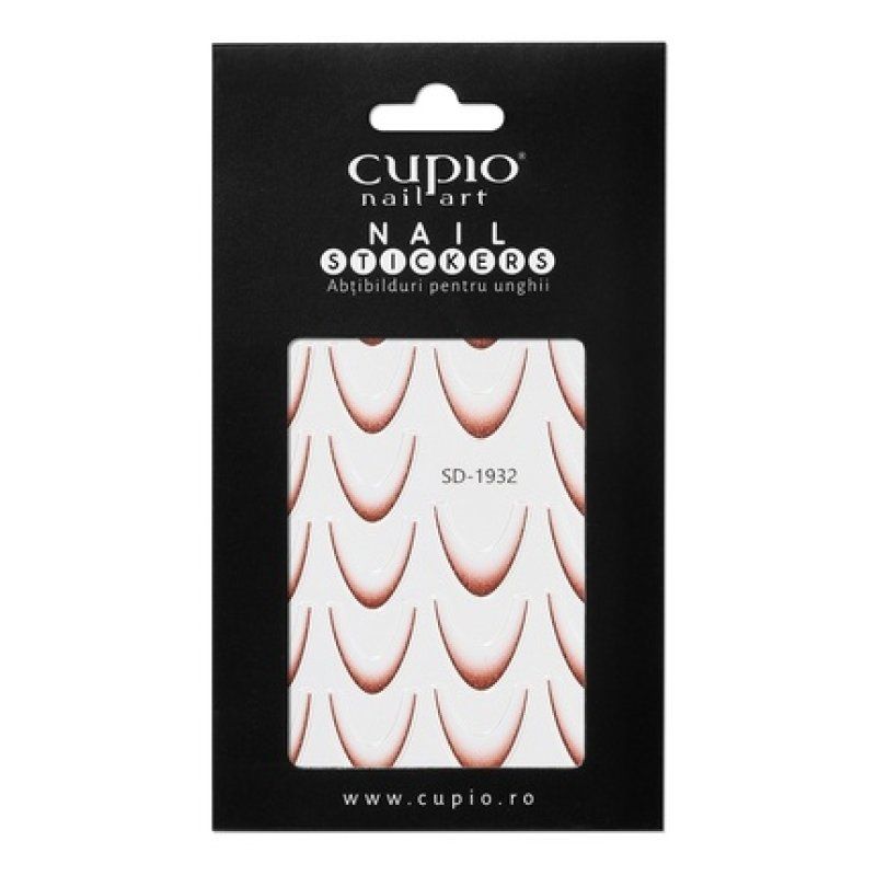 Cupio Nail Sticker Cupio French Brown