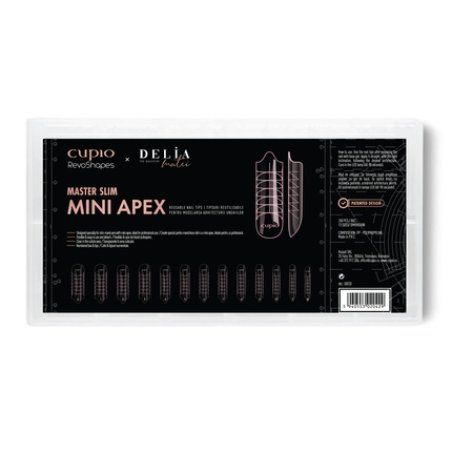 Cupio Reusable Nail Tips Master Slim Mini Apex 260 Pieces