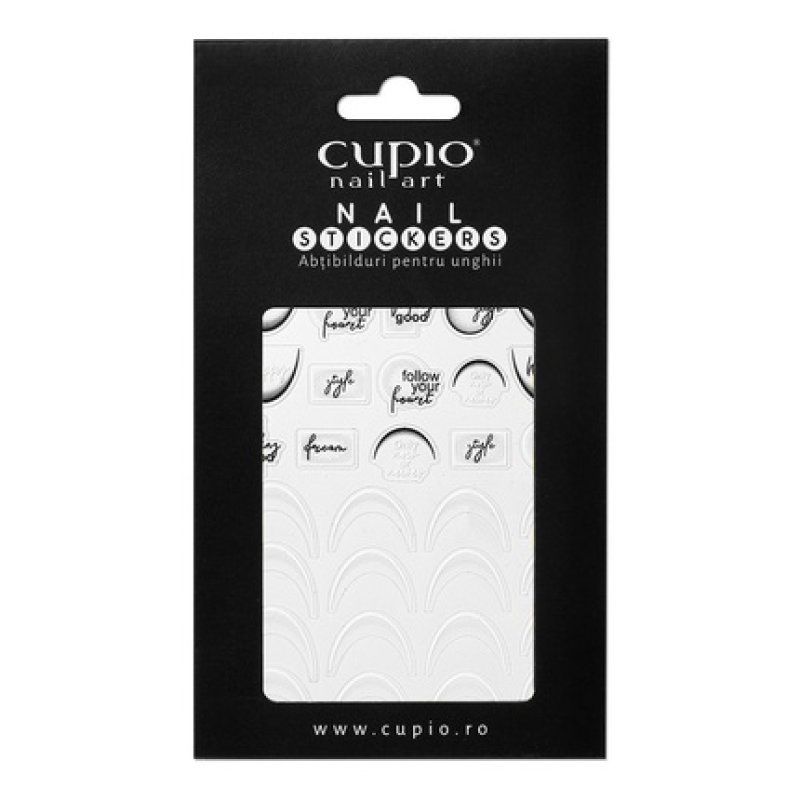 Cupio Nail Sticker Cupio French All White