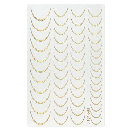 Cupio Nail Tattoo Golden French