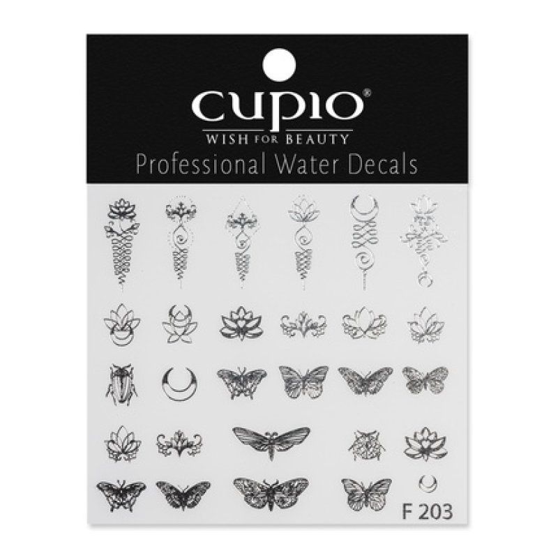Cupio F203 Silver Nail Tattoo