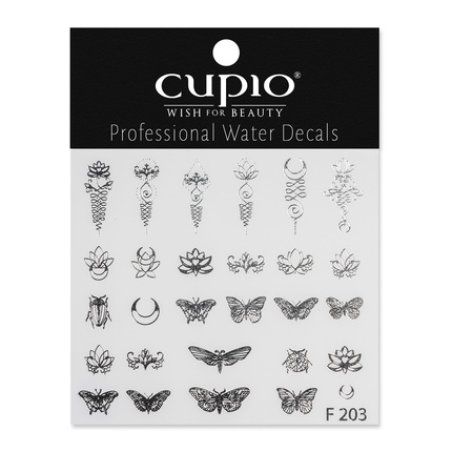 Cupio F203 Silver Nail Tattoo