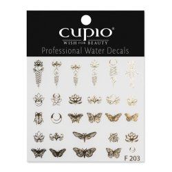 Cupio F203 Gold Nail Tattoo