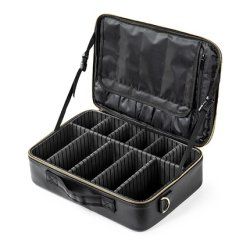 Cupio Compartmentalized Cosmetic Bag Professional Beauty Bag