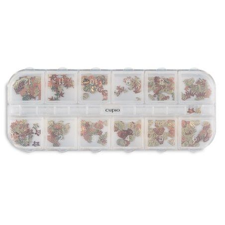 Cupio Metallic Nail Ornaments Set 12 Baby