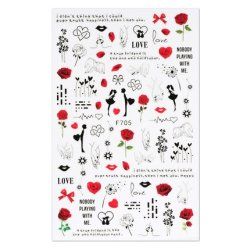 Cupio Nail Sticker Love F705
