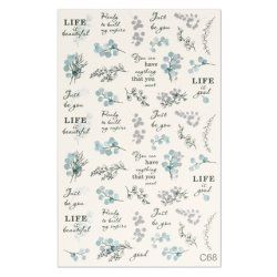 Cupio 2d Nail Tattoo C68