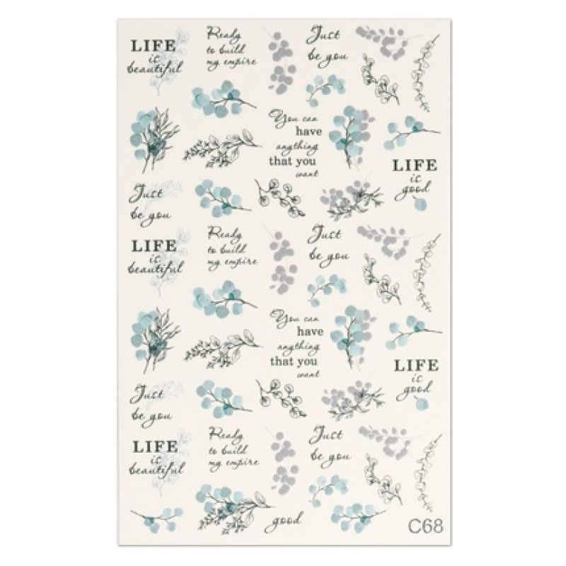 Cupio 2d Nail Tattoo C68