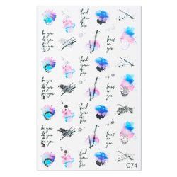 Cupio 2d Nail Tattoo C74