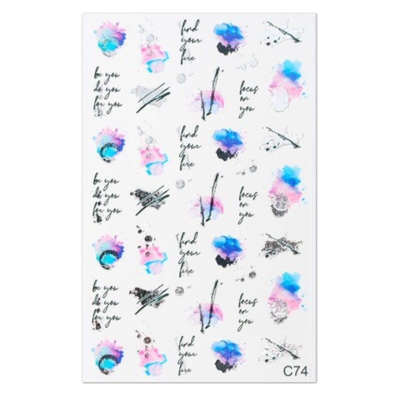 Cupio 2d Nail Tattoo C74