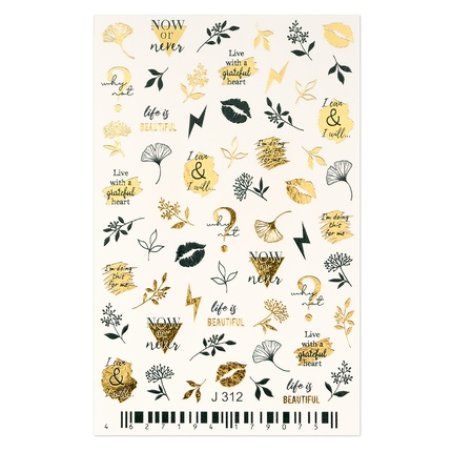 Cupio 2d Nail Tattoo J312