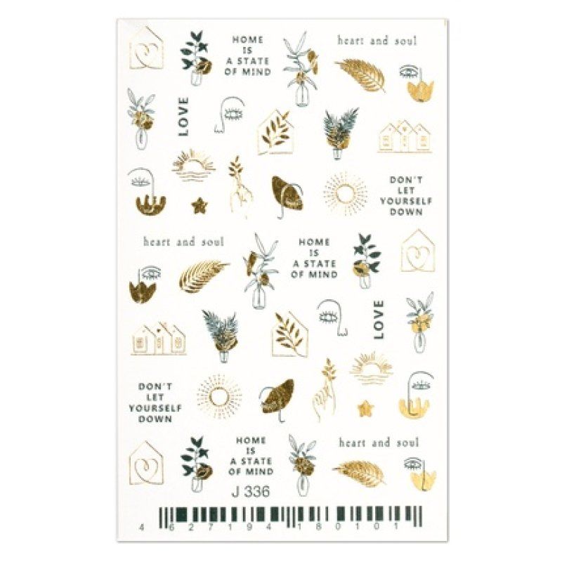 Cupio 2d Nail Tattoo J336