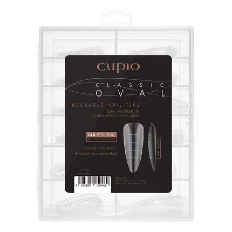 Cupio Reusable Tips Cupio Classic Oval 120 Pieces