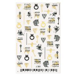 Cupio Nail Tattoo J381