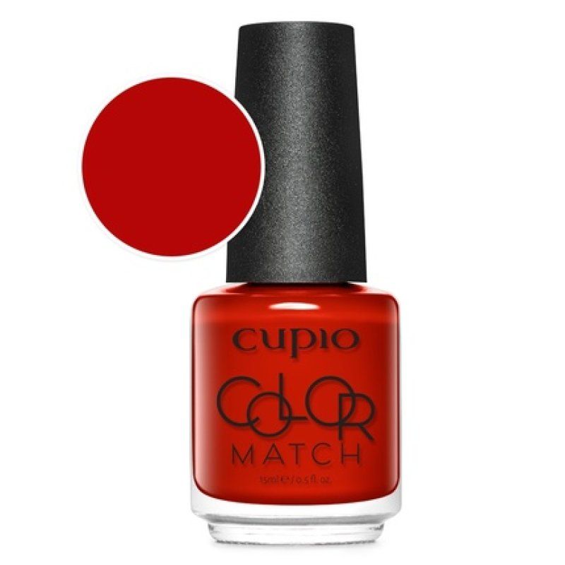 Cupio Cupio Color Match Nail Polish Hot Red 15ml