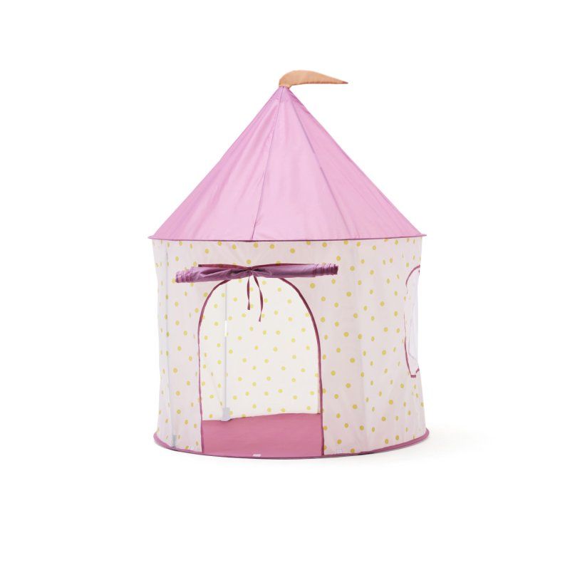 Kids Concept - Tent - Pink with dots - 100x100x130 cm