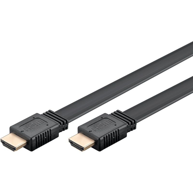 Goobay 77134 câble HDMI 1,5 m HDMI Type A (Standard) Noir