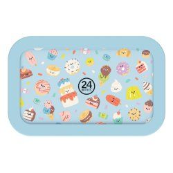 24Bottles Sweet Friends Lunch container 0.7 L Stainless steel Multicolour, Stainless steel 1 pc(s)