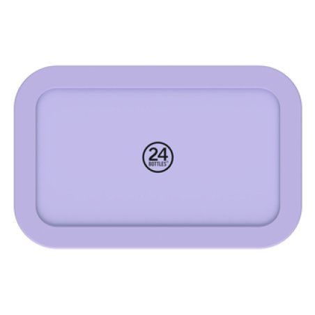 24Bottles Erica Lunch container 0.7 L Stainless steel Purple 1 pc(s)