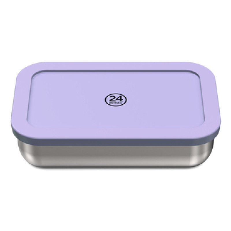 24Bottles Erica Lunch container 0.7 L Stainless steel Purple 1 pc(s)